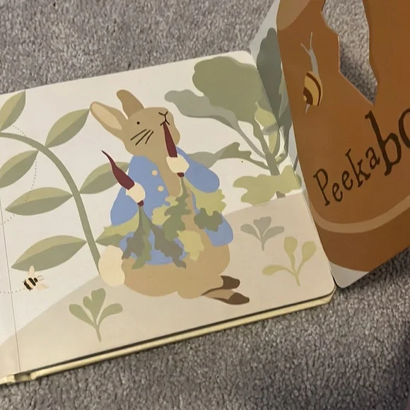 Easter Basket Bundle- Pat the Bunny and Peter Rabbit Peek a boo books - Picture 9 of 11